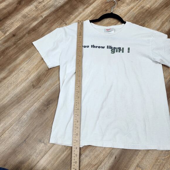 Nike vintage white tag made in the USA women's size large t shirt - Picture 6 of 10